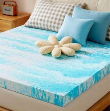 Comfortable Twin XL Gel-Infused Memory Foam Mattress Topper 3-Inch 