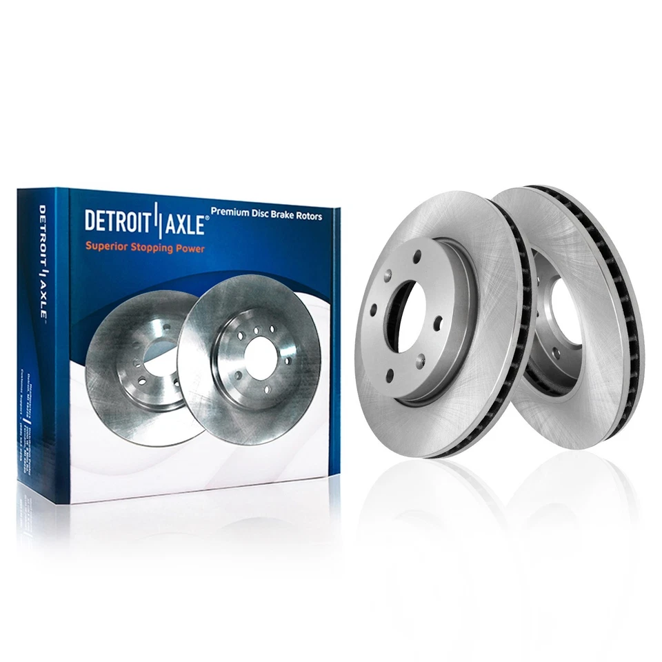 Pastilhas de cerâmica rotores de freio dianteiro e traseiro para 02-03 Hyundai Sonata 01-02 Kia Optima - Imagem 3 de 4