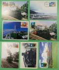 DR WHO TAIWAN CHINA 7 FDC MAXIMUM CARD TRAIN/BRIDGE/SHIP R63138