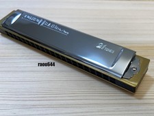 TOMBO No.1521 G Key TOMBO BAND DELUXE Tremolo Harmonica 21 holes from Japan