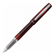Platinum Prefounte Medium Fountain Pen - Crimson Red, prefocrimsred