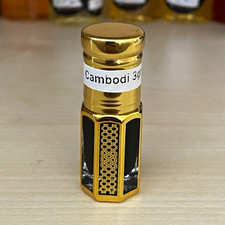 Cambodi 3g Perfume Oil 3 g Fragrance Vial Bottle Labelled Cambodi Gold/Black