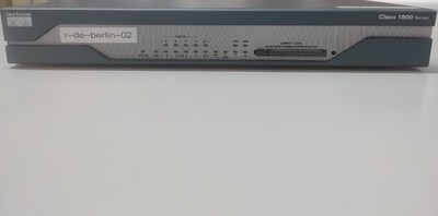 Cisco 1800 Series Router 1812 K9, VPN, ISDN, mit CD