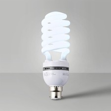 Spiral Light Bulb CFL Daylight Energy Saving Lightbulb 6500K Cool White Lighting