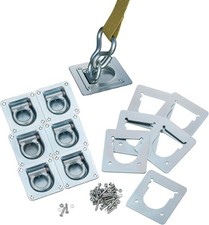 6 x Recessed Trailer Truck Flush Fit Load Cargo Lashing Ring Tie Down Eye Trap