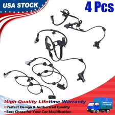 4PCS ABS Wheel Speed Sensors for. Front/Rear/Left/Right Fit 01-07 Toyota Sequoia
