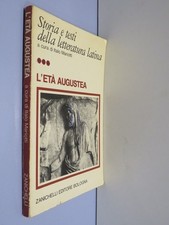 STORIA E TESTI DELLA LETTERATURA LATINA Volume terzo L’ETA’ AUGUSTEA Mariotti di