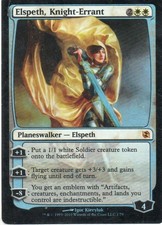MTG: Duel Decks: Elspeth vs. Tezzeret: Foil Elspeth, Knight-Errant: LP Condition