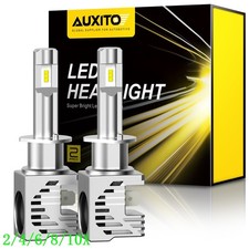 AUXITO H1 6500K White LED Headlight Bulb Conversion Kit Low Beam Super Bright