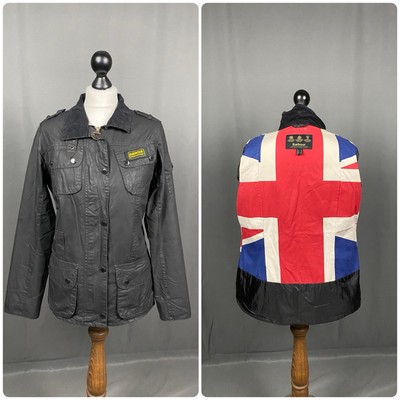 Motorcycle Jacket Barbour International Trail Jacket Black Barbour