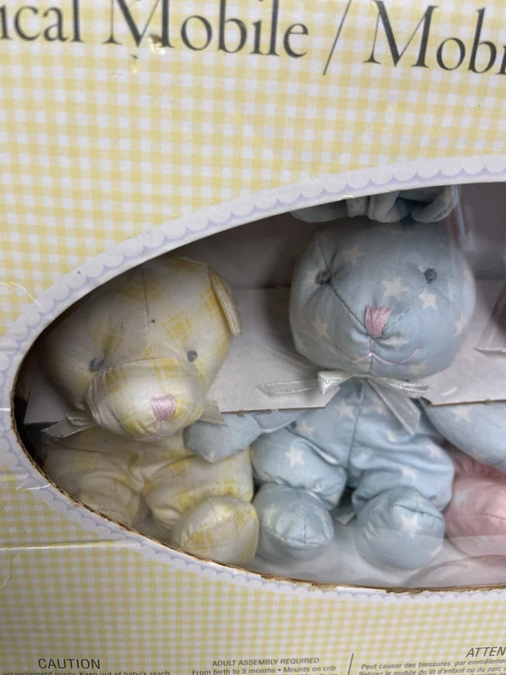 Carter's Musical Móvil Bebé Juega "Brahm's Lullaby" Con Animales Nuevo en Caja Foto 2 de 4