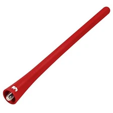 ONE250 7" inch Flexible Rubber Antenna, Compatible with Mini Cooper All Red