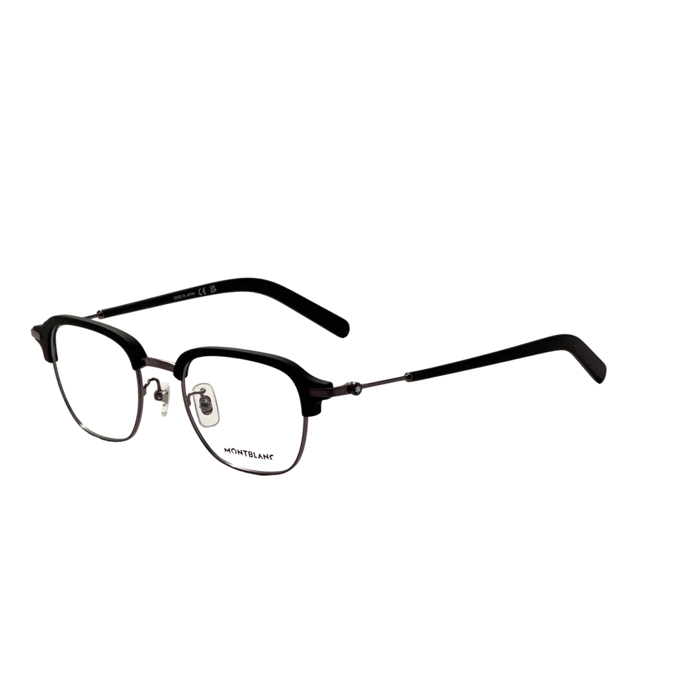 Montblanc Hombre 50 mm Negro Gunmetal Gafas MB0390O-002-50 - Imagen 1 de 1