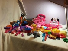 Huge Lot Play Food ,Dishes,tools,beauty products,cash register,phone,purse