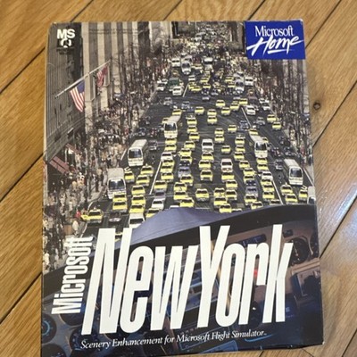 Microsoft New York Scenery Enhancement MS-DOS 3.5'' Floppy Disc