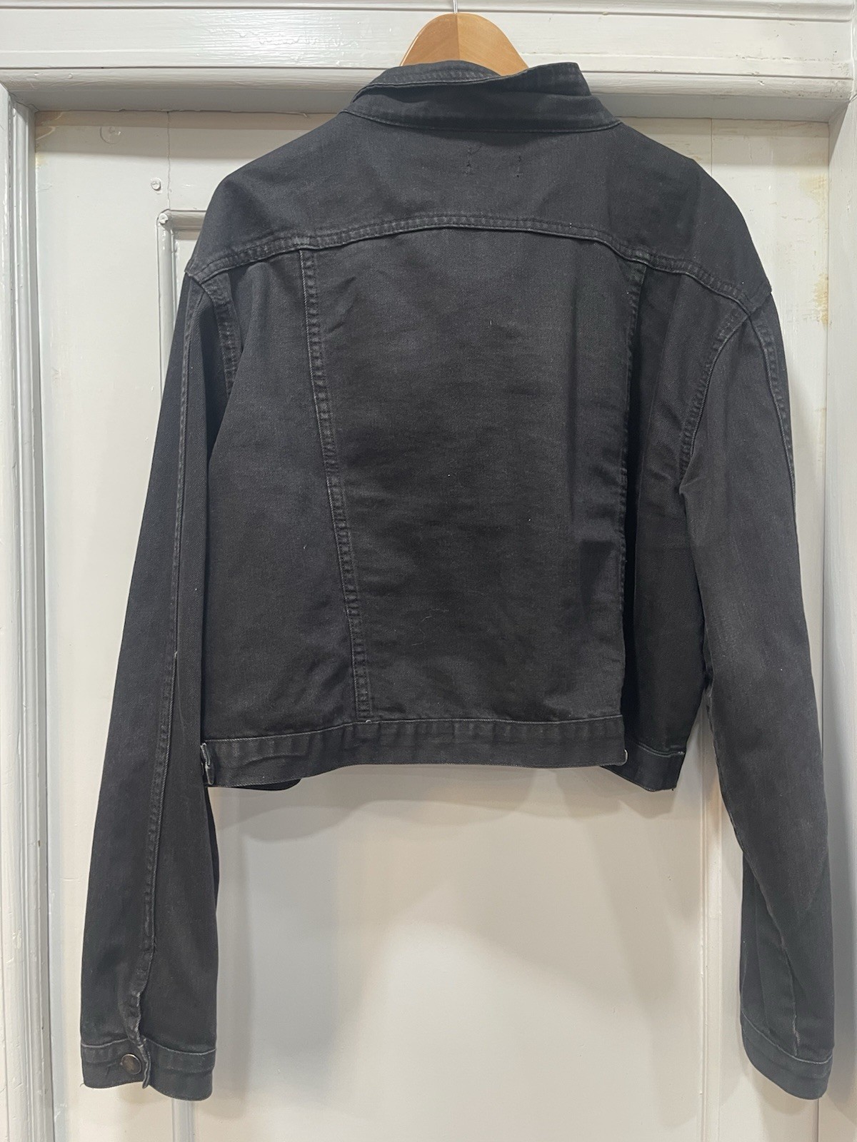 PRETTYLITTLETHING Black Button Collared Pockets P… - image 3