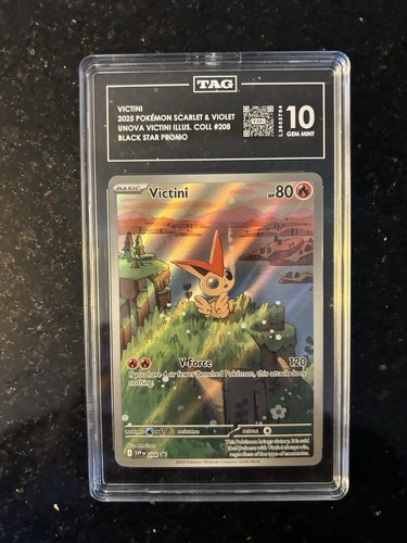 Pokemon TCG Victini 208 SV Scarlet & Violet Promo Black Star Holo English