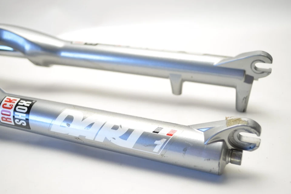 ROCK SHOX DART 1 SILVER 1 1/8" THREADLESS 26" WHEEL BICYCLE FORK 240 MM STEERER - Image 2 of 4