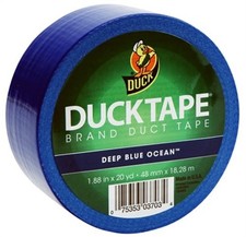 Duck 1.88 in. W X 20 yd L Blue Solid Duct Tape Pack of 6 