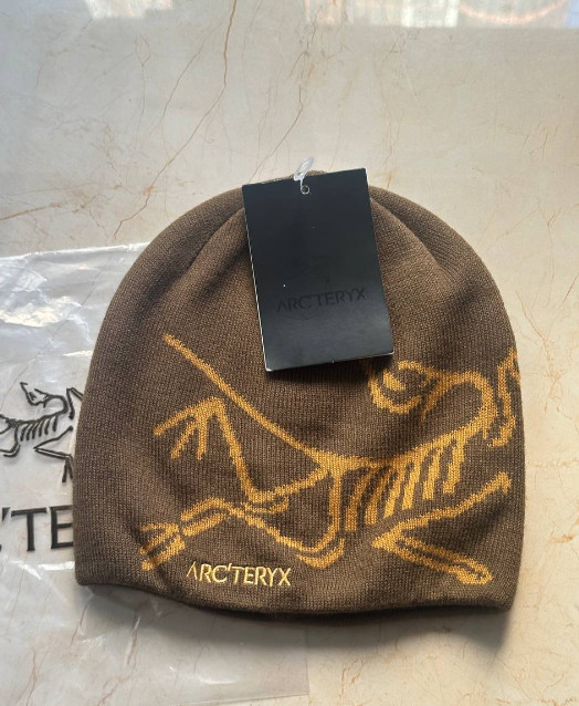 Arc'teryx Bird Head Toque Beanie Brown Merino Wool Unisex Winter Ski Hat NWT thumbnail 7