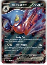 toxicroak ex pokemon card POKMON TCG - Ultra Rare Listed cards may have imperfections. Toxicroak | Ultra Prism |
