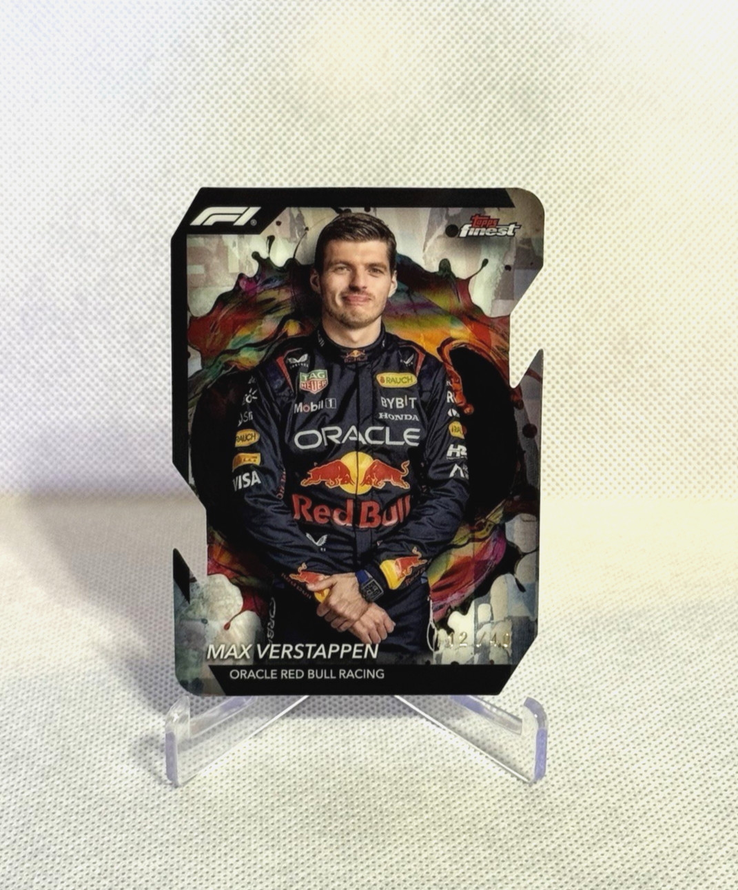 2024 Topps Finest Formula 1 F1 Max Verstappen #295 Rare Die Cut Refracto /40 SP