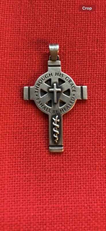 James Avery Retired Silver Through His Grace I Shall Be Healed Free Delivery