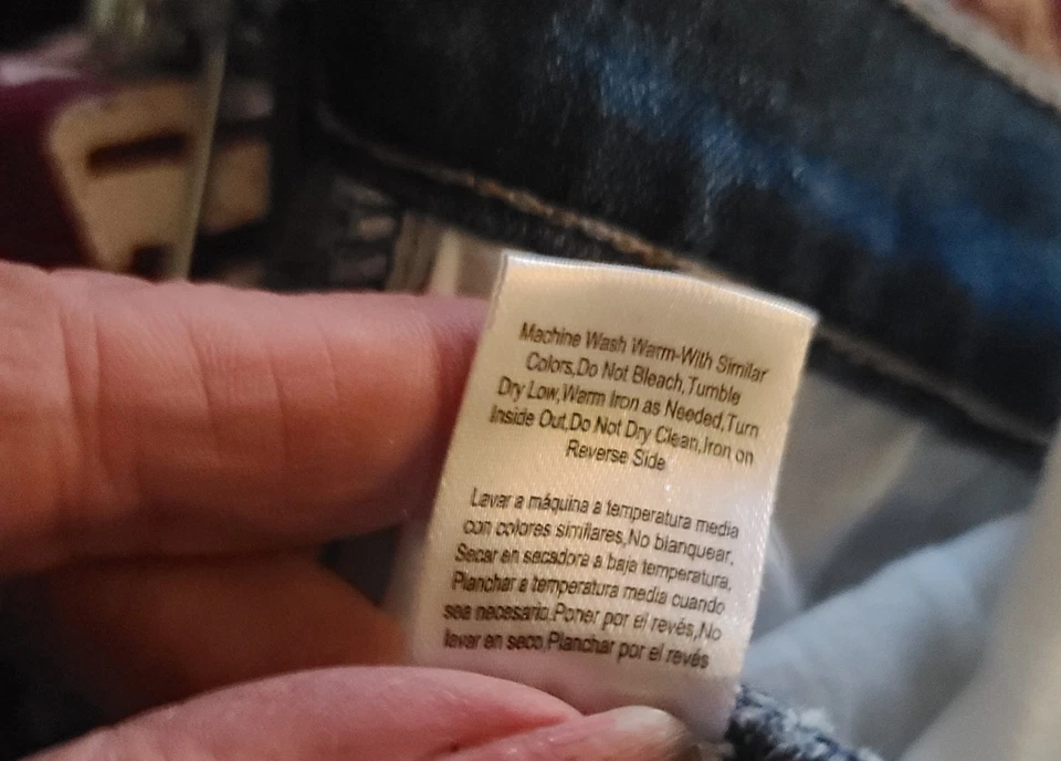 Jeans feminino Venus perna skinny, tamanho 6R azul, elástico, costura interna 29" - Imagem 3 de 4