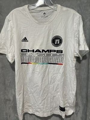 Adidas Champs Elysees T Shirt Large White Graphic Paris 