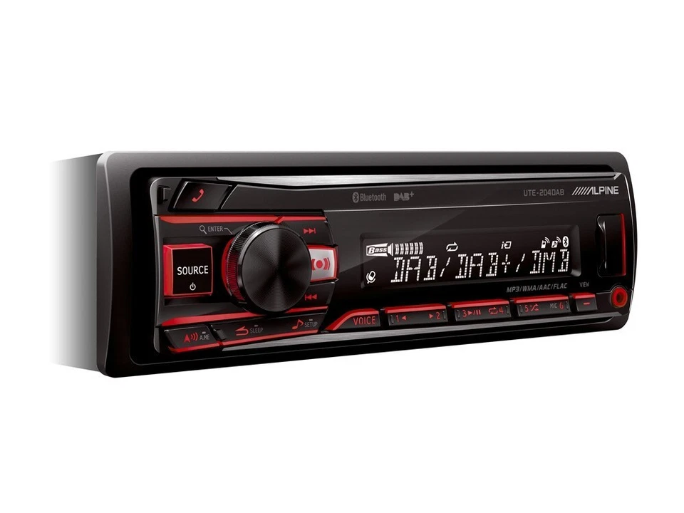 Alpine UTE-204DAB RECEPTOR DE MEDIOS DIGITALES CON DAB+ Y BLUETOOTH radio... - Imagen 4 de 4