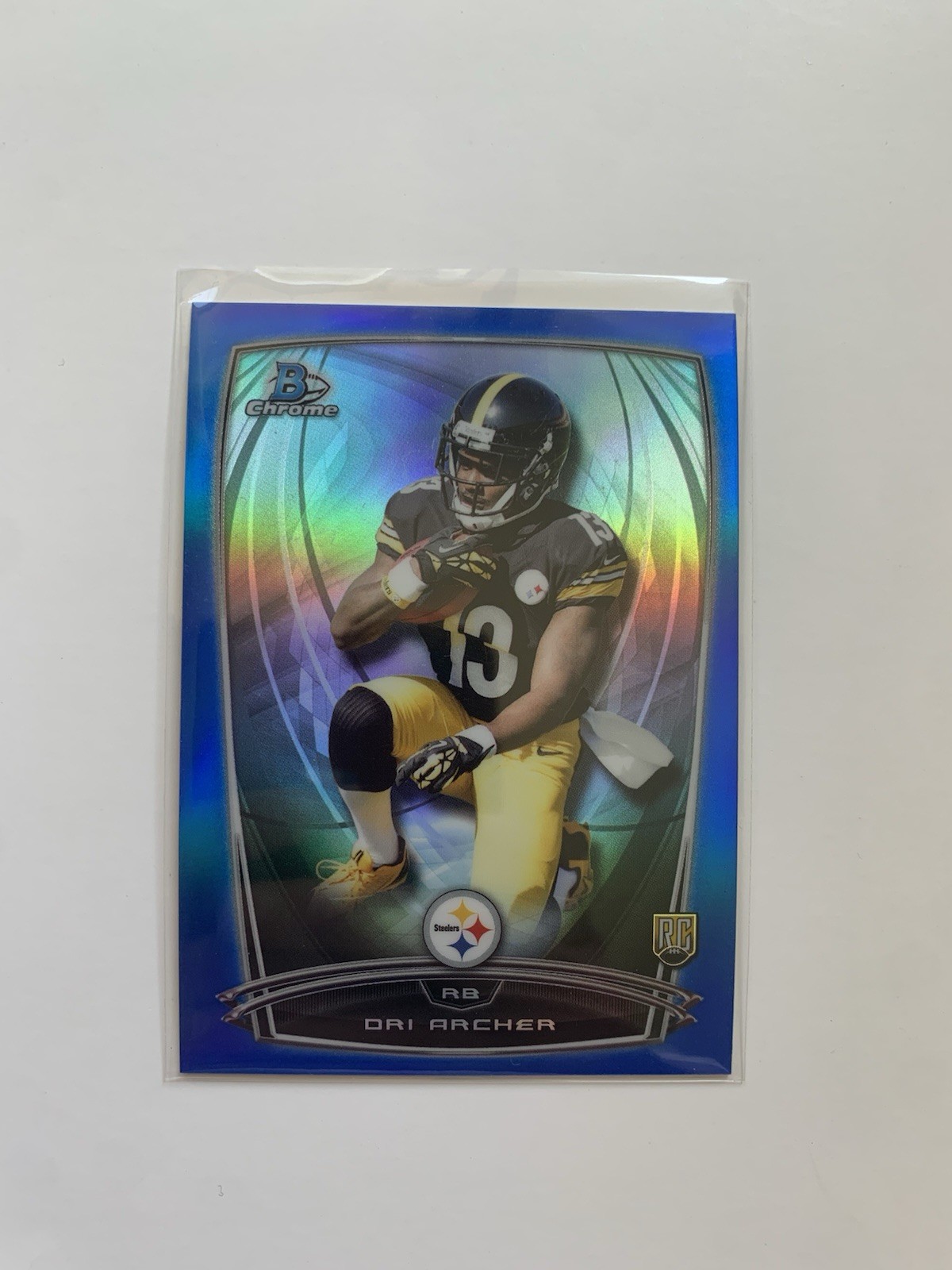 Dri Archer Bowman Chrome #187 Blue Refractor
