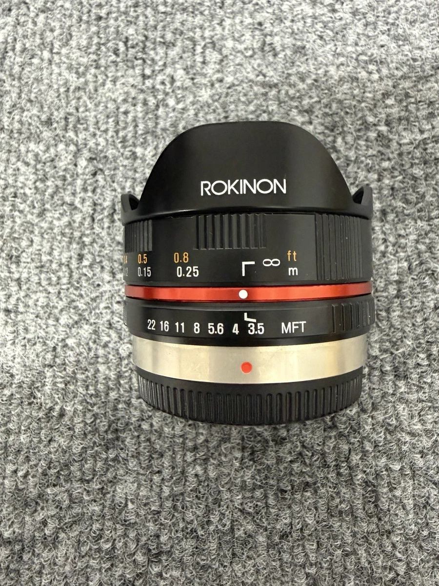 【中古】Rokinon 7.5?MM超広角魚眼レンズレンズfor Micro Four Thirds none ブラック FE75MFT-B Amazon.com : Rokinon FE75MFT-B 7.5mm F3.5 UMC Fisheye Lens for