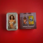 Bullion Baddies 1 oz silver bar "Tiffany Summer" colorized Nice W/COA