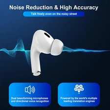 M10 144+Languages Real Time Translator Earbuds Translation Earphones Smart Voice