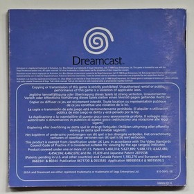 Blue Stinger Sega Dreamcast Instruction Manual / Booklet Only