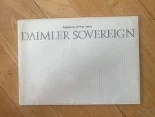 Aspects of the DAIMLER SOVEREIGN pack with 4 posters + Spec sheet Vintage