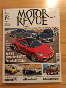 Motor Revue 1/2014 Audi R8 Mercedes AMG GT Porsche 911 Safari McLaren VW Bus