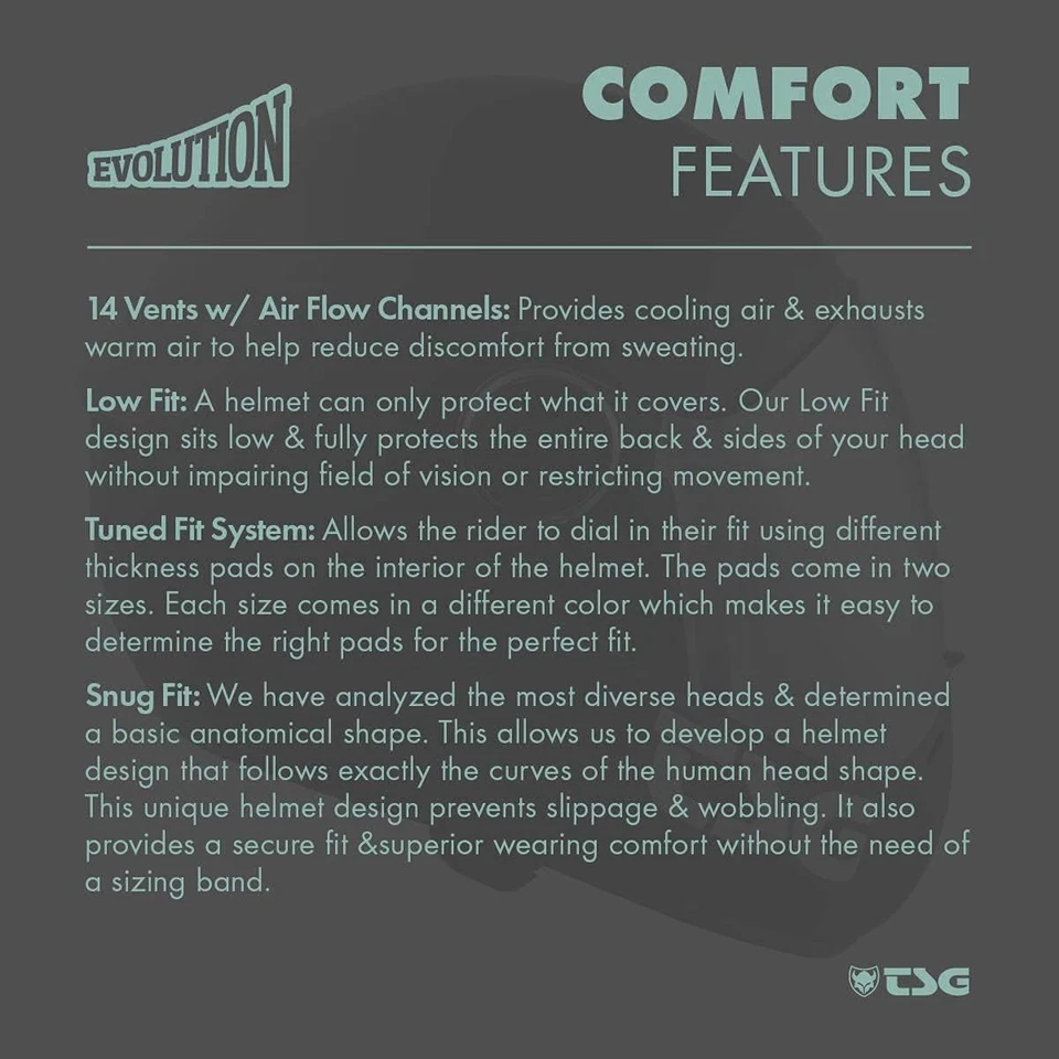 Evolution Fahrrad- & Skatehelm | für Radfahren, BMX, Skateboarding, Rollerblading, - Bild 4 von 4