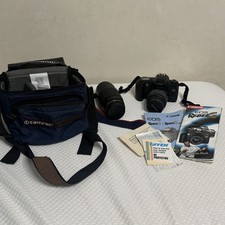 Canon EOS Rebel G 35mm Film Camera  EF 35-80mm  100-200mm Lenses TESTED