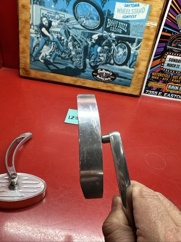 Harley Arlen Ness Billet Mirrors pair left right custom 90s pro Street softail - Foto 15 di 24