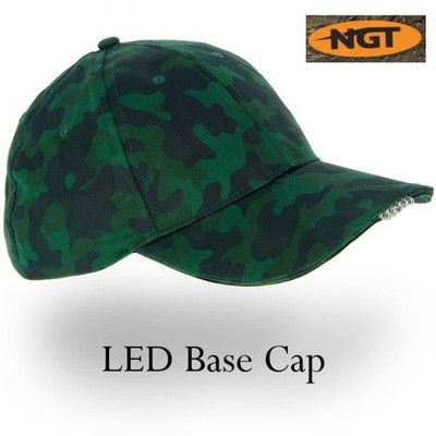 NEU NGT LED Base Cap für Angler Camping Karpfen Fischen Teich Outdoor Geschenk