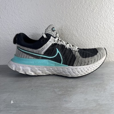 Nike React Infinity Run Flyknit 2 Running Shoes Womens Size 7 Black CT2423-103