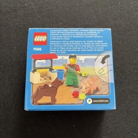 NEW Lego 7566 City FARMER Dog Pig - Sealed Box