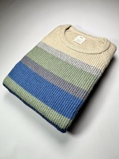 M S Supersoft Beige Blue Green Grey Jumper Knitted Sweater Men  s L 40 