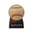 Reggie Jackson Signed Baseball HOF 8/1/93 #902/1993 w/ Display Case UDA COA
