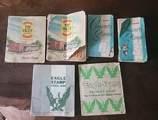 Vintage Stamp Saver Books Large LOT Eagle Top Value Consumers Stamps 1960s