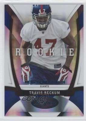 2009 Certified New Generation Mirror Blue 37/100 Travis Beckum #198 0w8