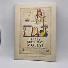 Vtg First Ed. 1987 Happy Birthday, Molly An American Girl Book 8.5 x 6 x 0.2