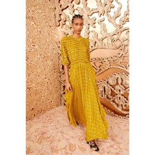 Ulla Johnson Silk Esma Limonite Dress, $1,290 NWT, US 0, F/W 2024 Runway! 928
