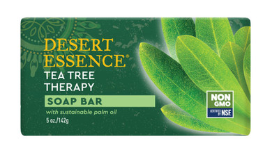 Desert Essence Tea Tree Oil Soap Bar Natural Skin Cleanser | Single&Multi Packs